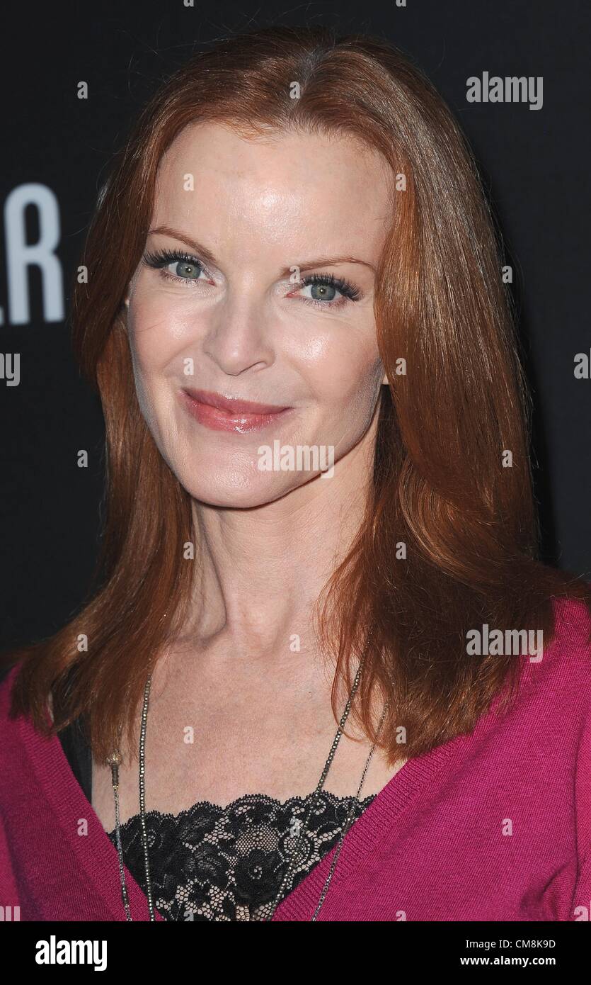 27 octobre 2012 - Hollywood, Californie, États-Unis - La partie rose '12 au hangar 8 à Santa Monica Airport à Santa Monica, CA 10/27/12 2012..MARCIA CROSS(Image Crédit : © James Diddick/Globe Photos/ZUMAPRESS.com) Banque D'Images