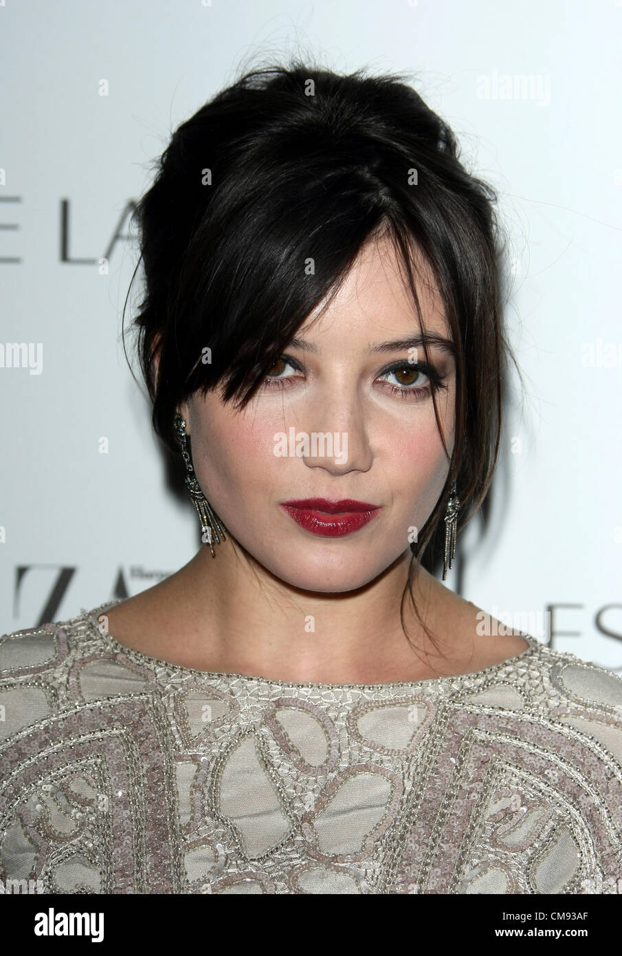 DAISY LOWE HARPER'S BAZAAR WOMEN OF THE YEAR AWARDS LONDON ENGLAND UK 31 Octobre 2012 Banque D'Images