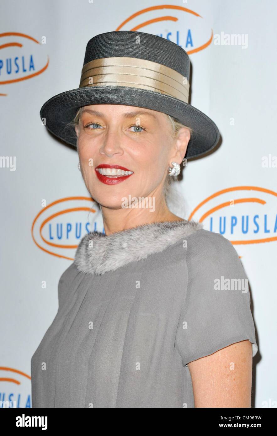 Sharon Stone aux arrivées de lupus la célèbre le 10ème anniversaire de l'événement annuel Mesdames Sac Hollywood, Beverly Wilshire Hotel, Los Angeles, CA 1 novembre 2012. Photo par : Elizabeth Goodenough/Everett Collection Banque D'Images