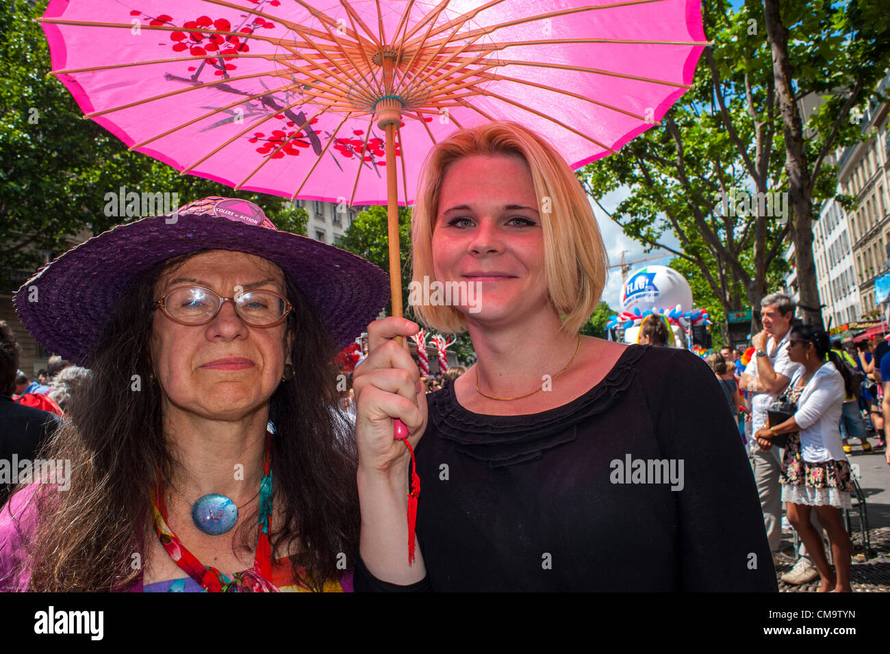 Paris, France. Portrait, femmes transgenres 'Helene Hazara', retraitée ...