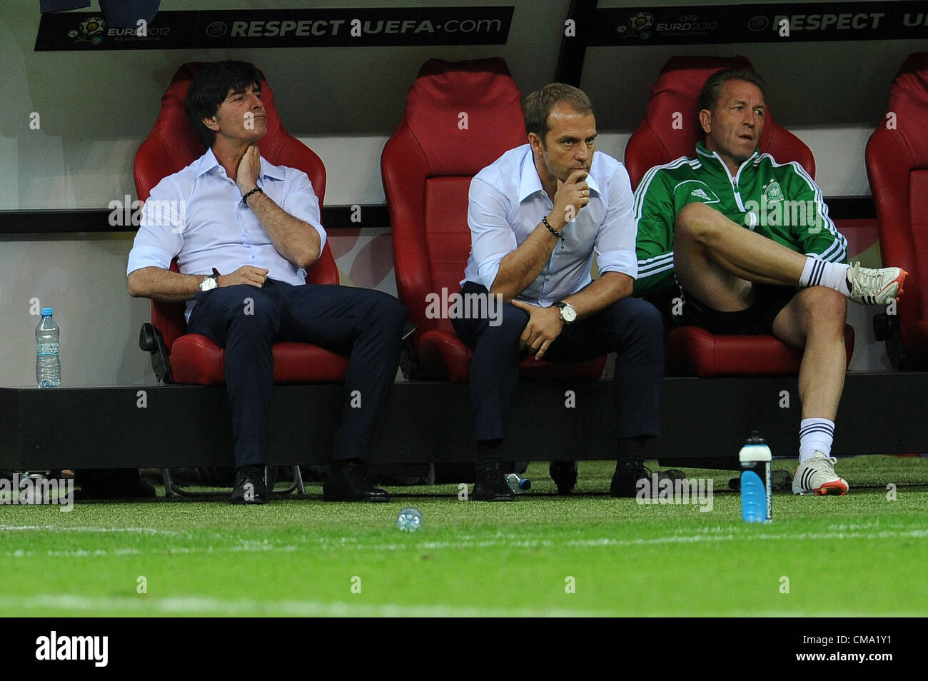 Joachim Loew (GER), 28 juin 2012 - Football : UEFA EURO 2012 Demi-finale entre l'Allemagne 1-2 Italie au Stade National de Varsovie, Pologne. (Photo par aicfoto/AFLO) Banque D'Images