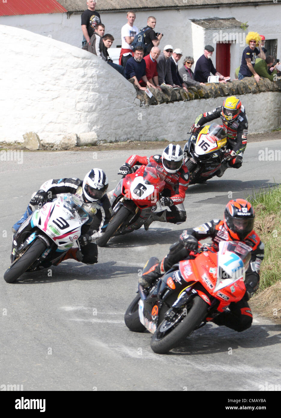 Skerries 100 road Race en Irlande Banque D'Images