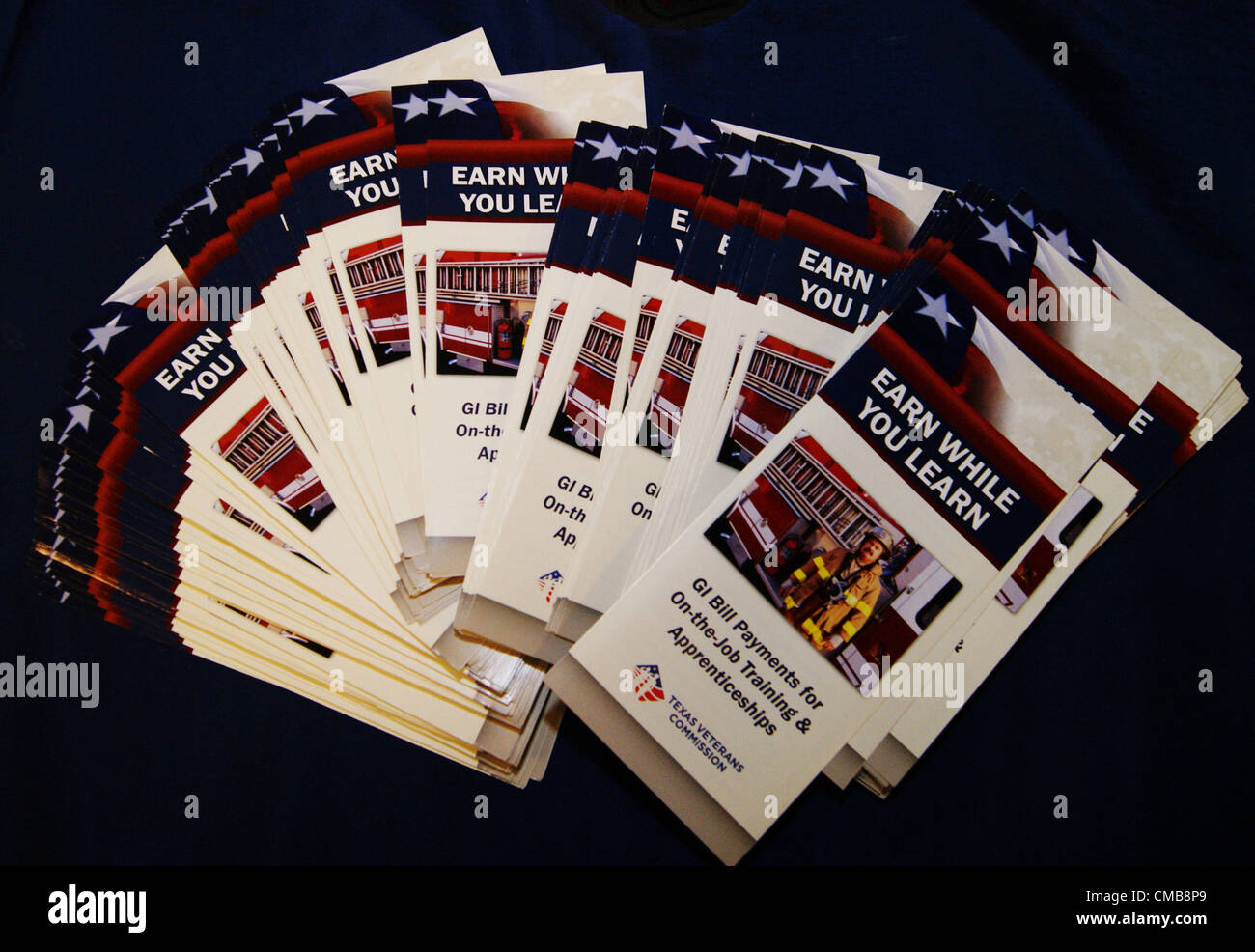 Bienvenue Accueil l'Iraq vets job fair.Texas State Capitol Building .Austin TX 07/07/2012.L'atmosphère. Banque D'Images