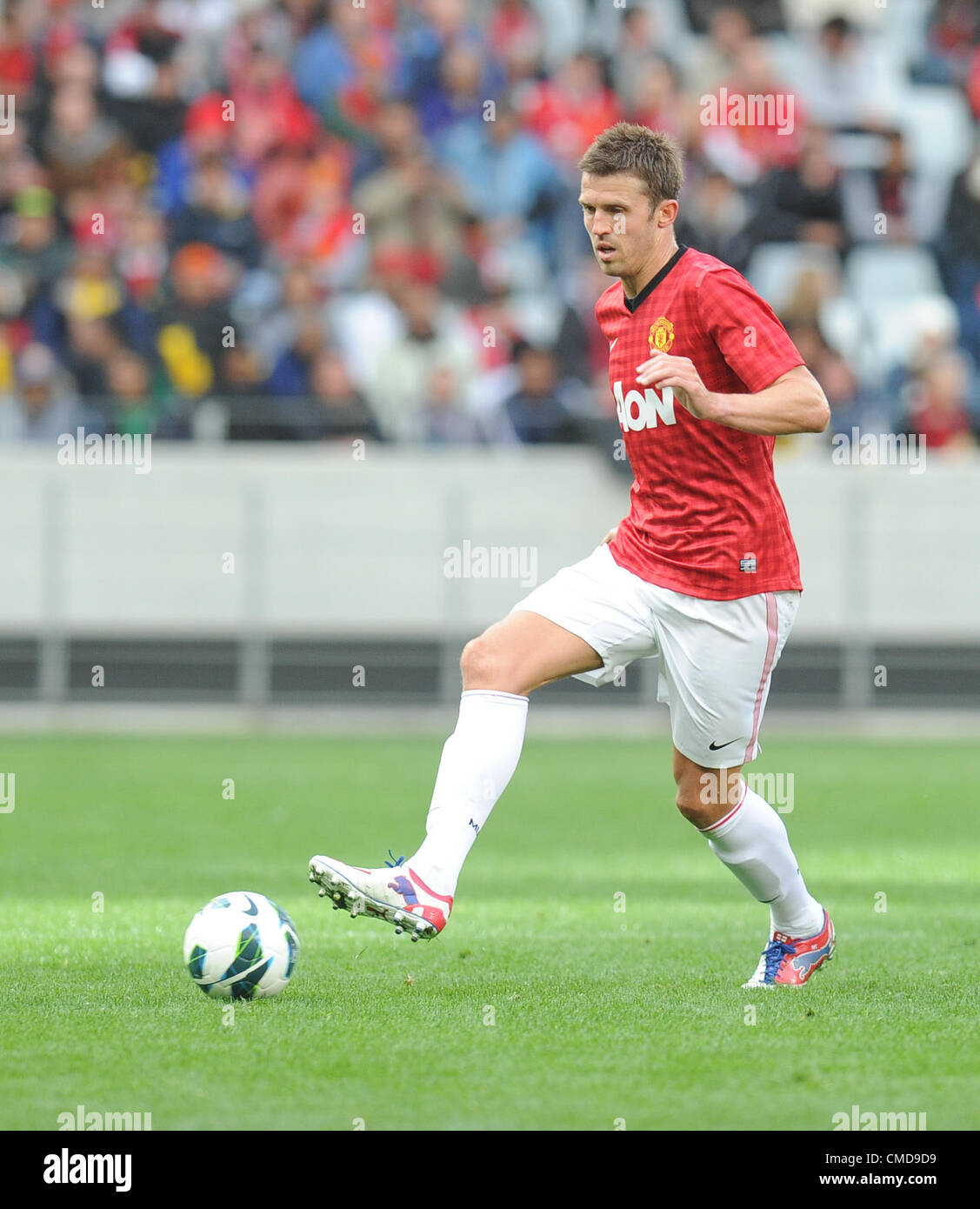 CAPE TOWN, AFRIQUE DU SUD - le 21 juillet, Michael Carrick de Manchester United au cours de la correspondance entre MTN Sur invitation de football Ajax Cape Town et Manchester United à partir de Cape Town Stadium le 21 juillet 2012 à Cape Town, Afrique du Sud Photo de Peter Heeger / Images Gallo Banque D'Images