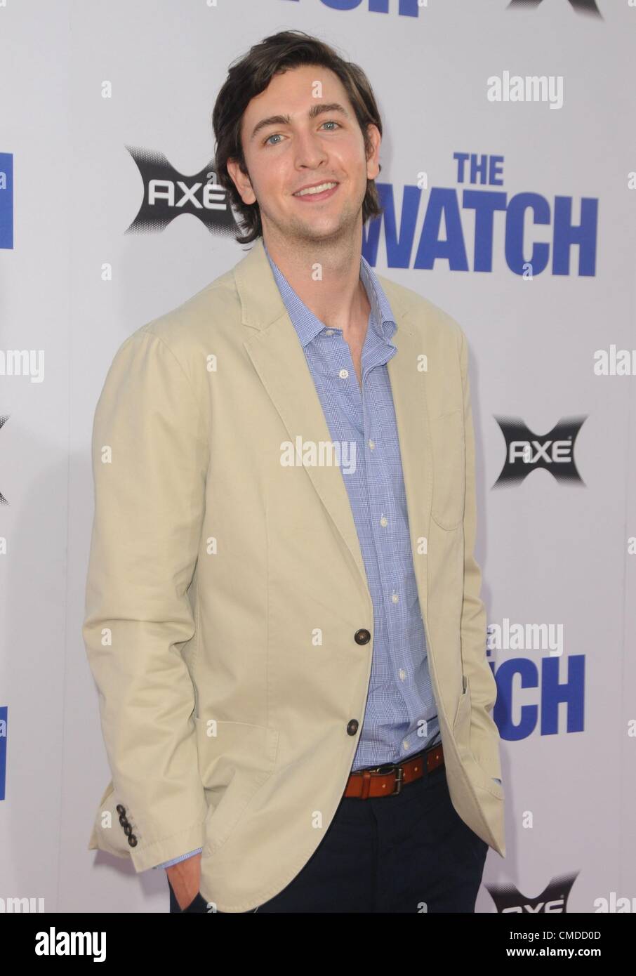 Nicholas Braun aux arrivées pour la premiere, le Grauman's Chinese Theatre, Los Angeles, CA, 23 juillet 2012. Photo par : Dee Cercone/Everett Collection Banque D'Images