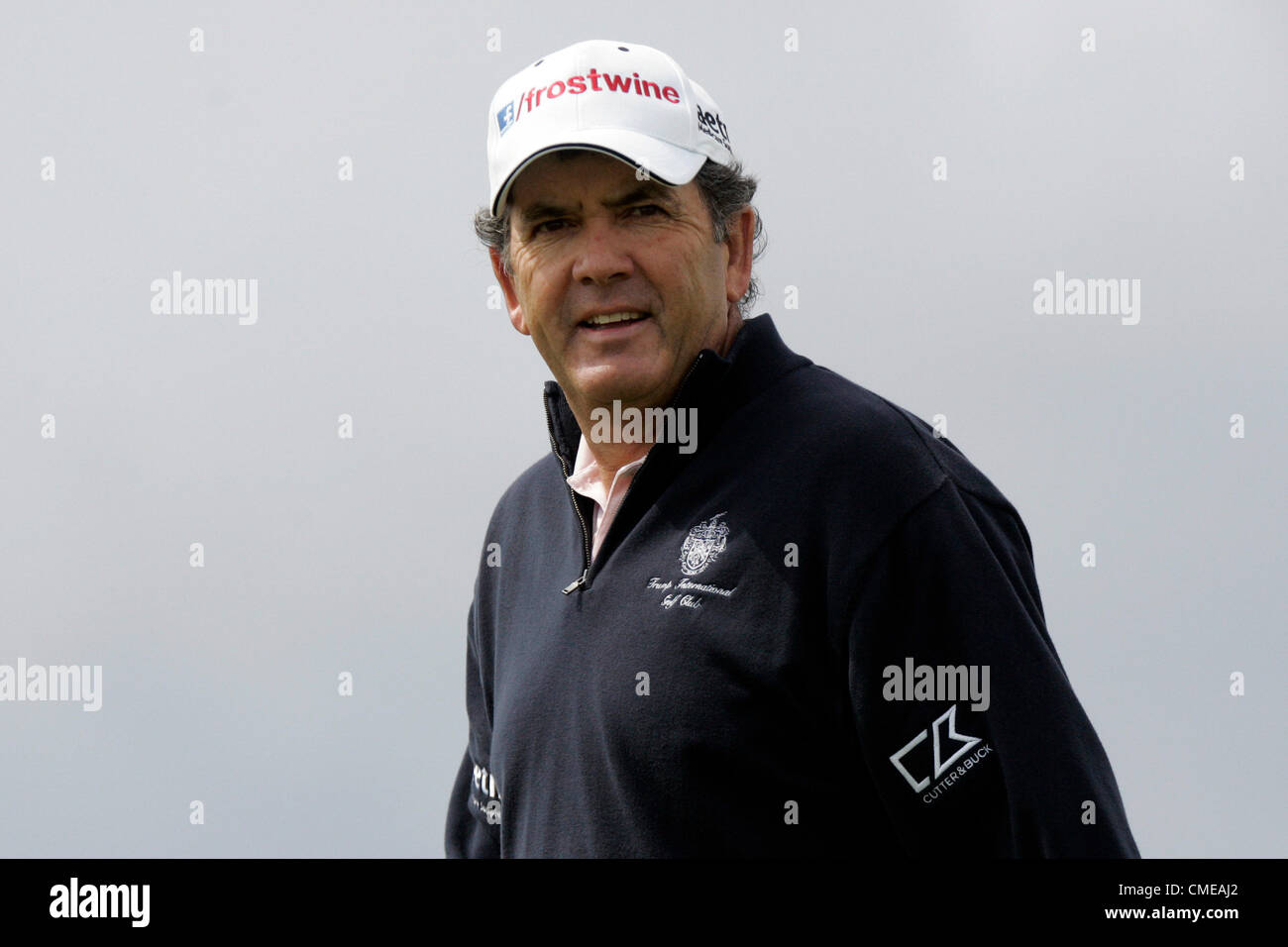 L'Ayrshire, Ecosse 29.07.2012. David Frost lors de l'Open Championship Senior La Rolex de Turnberry. Banque D'Images