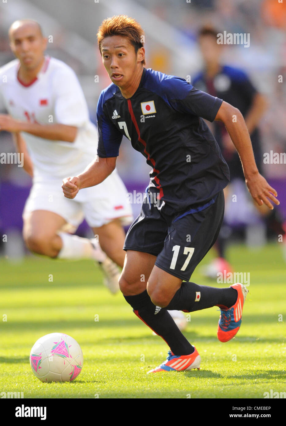 HIROSHI KIYOTAKE JAPON ST JAMES PARK NEWCASTLE ANGLETERRE 29 Juillet 2012 Banque D'Images