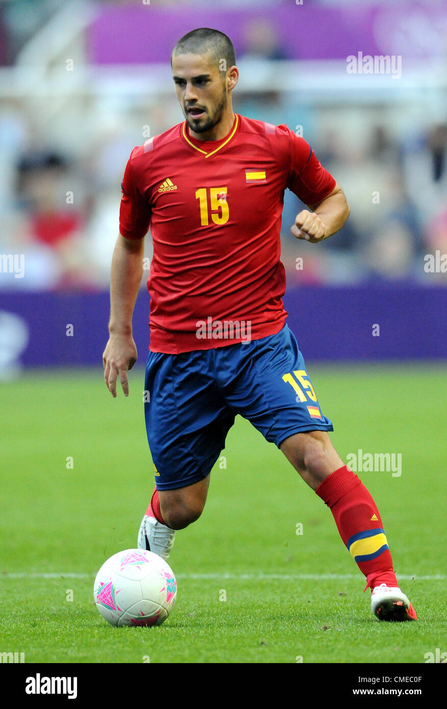 ISCO ESPAGNE ST JAMES PARK NEWCASTLE ANGLETERRE 29 Juillet 2012 Banque D'Images