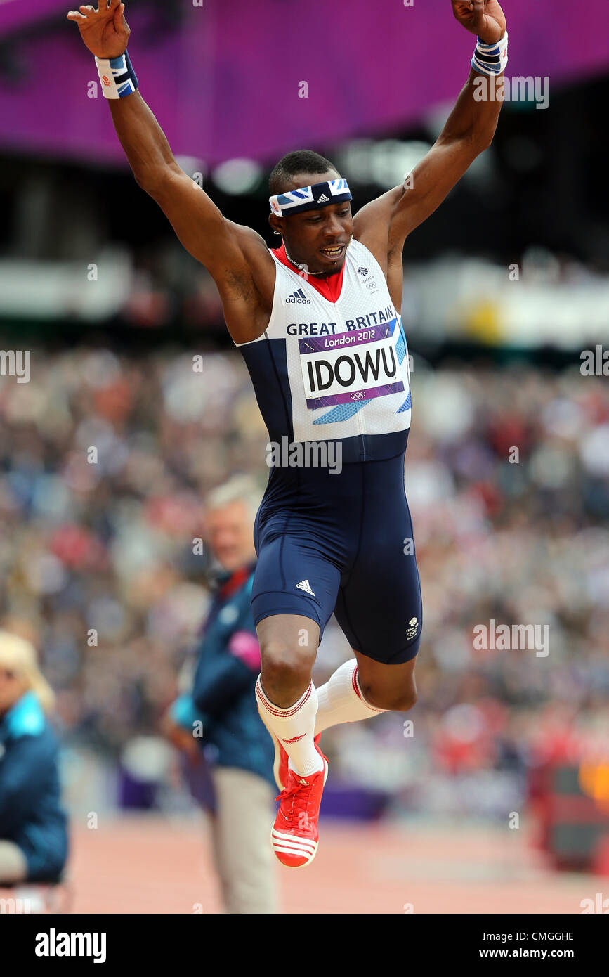 JEUX OLYMPIQUES PHILLIPS IDOWU 2012 Banque D'Images