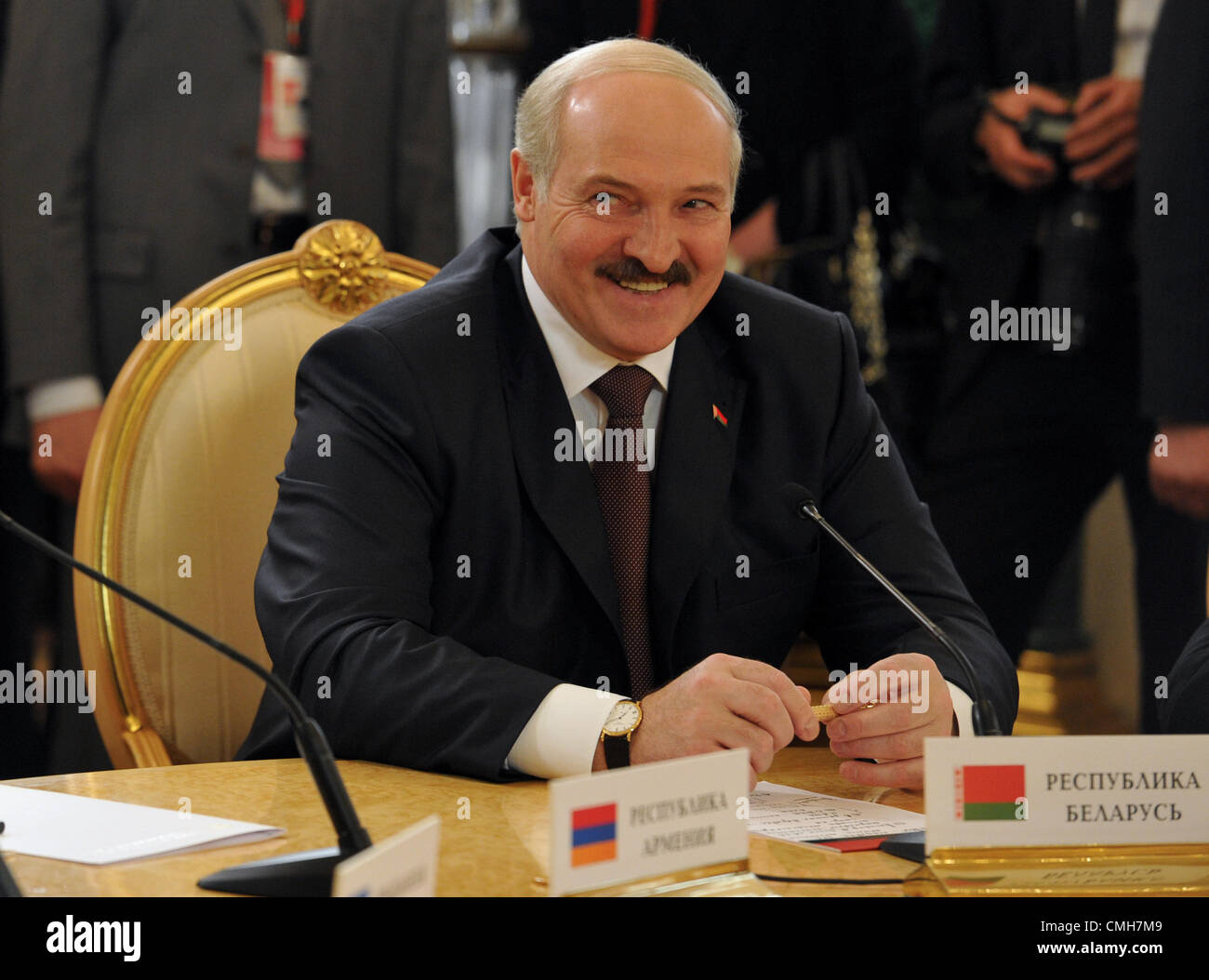 15 mai 2012 - Moscou, Russie - Moscou, Russie. Sur la photo : Le Président biélorusse Alexandre Loukachenko à l'Organisation du Traité de sécurité collective (ODKB) sommet à Moscou. (Crédit Image : © PhotoXpress/ZUMAPRESS.com) Banque D'Images