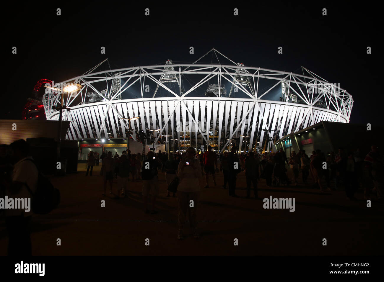 LE STADE OLYMPIQUE LONDRES 2012 JEUX OLYMPIQUES Banque D'Images