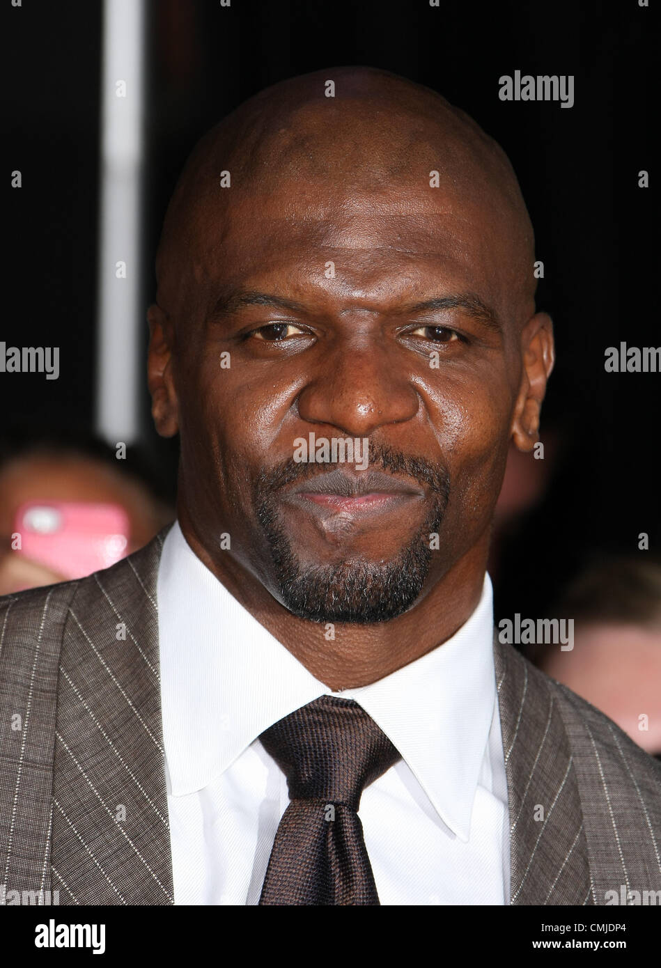 TERRY CREWS d'usure 2. Première mondiale HOLLYWOOD LOS ANGELES CALIFORNIA USA 15 Août 2012 Banque D'Images