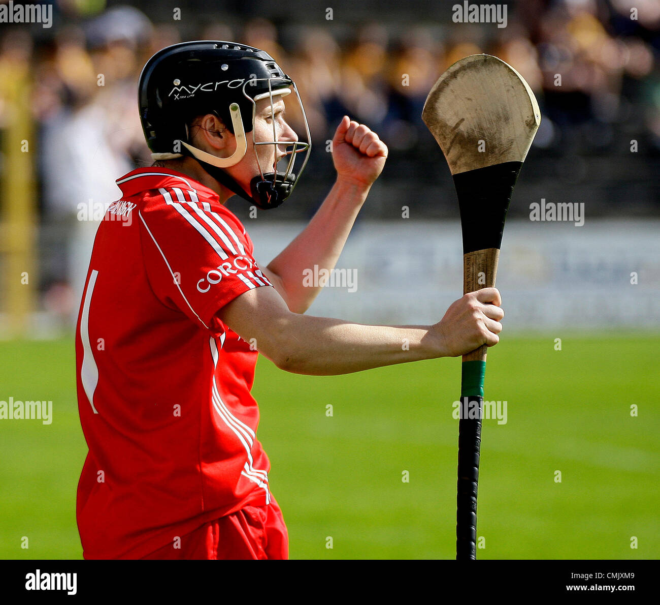 18 Aug 2012 Nowlan Park Kilkenny, Irlande : Dublin Galway Irlande Vs toutes les demi-finales du Championnat senior Camogie 2012 Banque D'Images