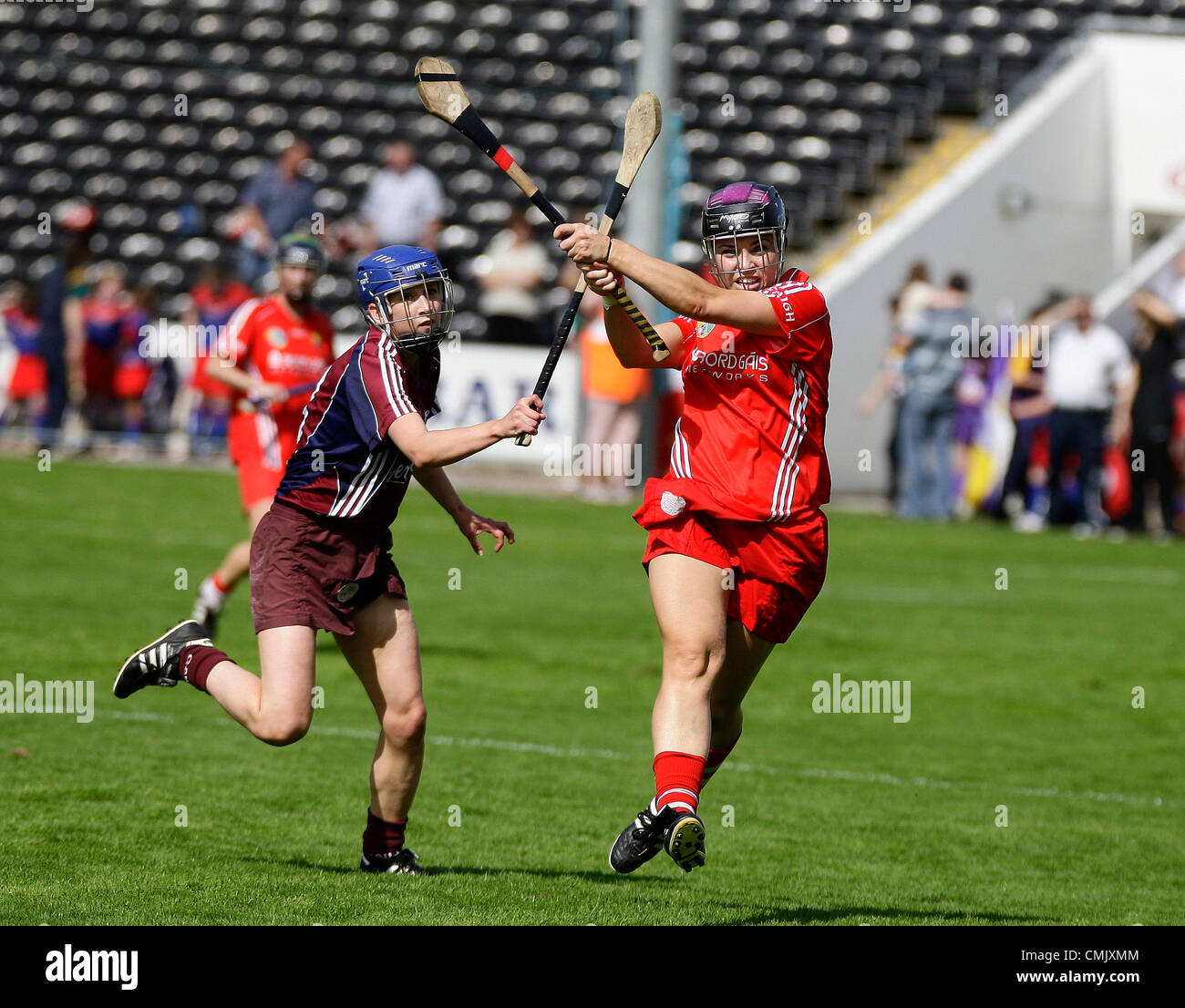 18 Aug 2012 Nowlan Park Kilkenny, Irlande : Dublin Galway Irlande Vs toutes les demi-finales du Championnat senior Camogie 2012 Banque D'Images