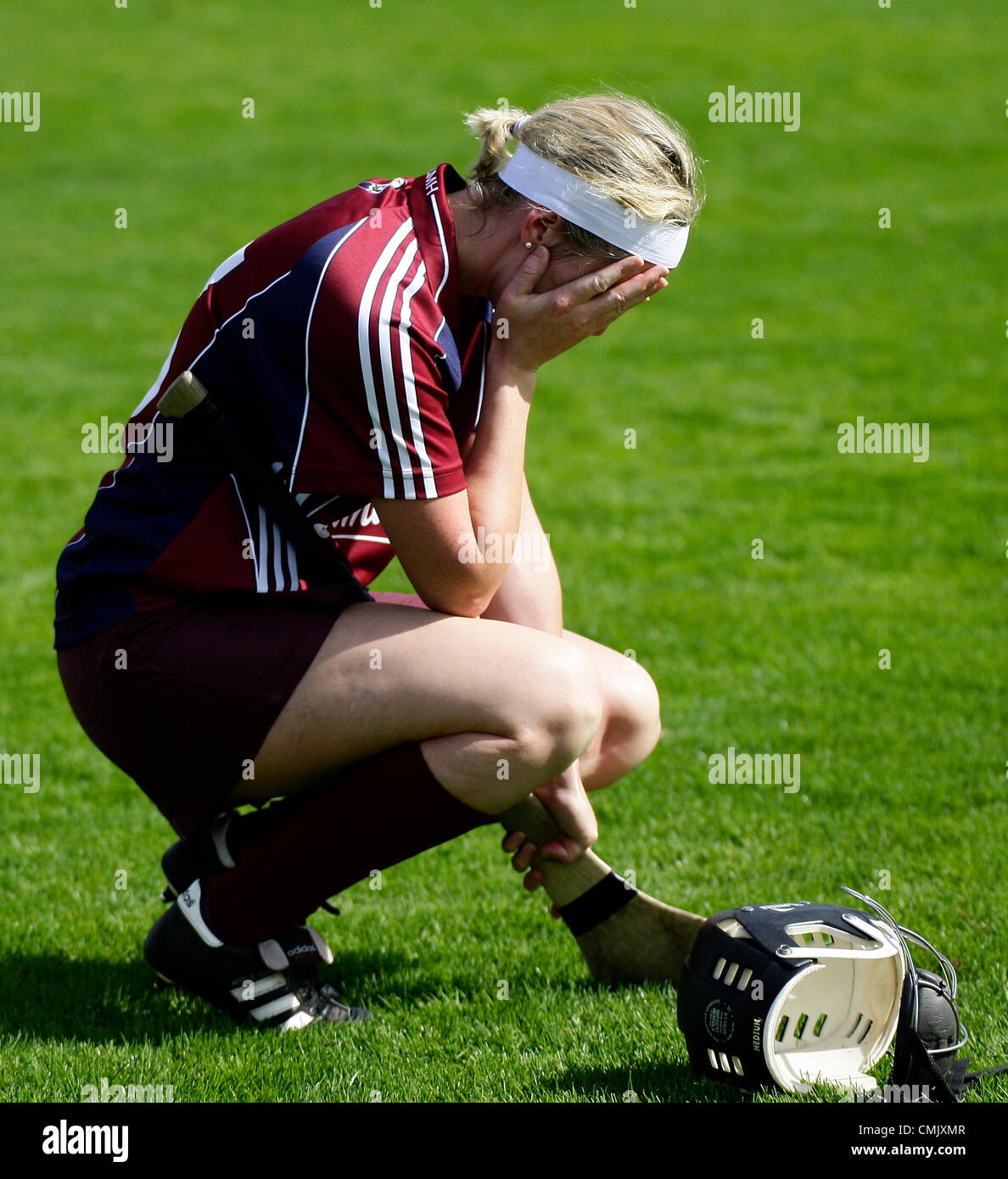 18 Aug 2012 Nowlan Park Kilkenny, Irlande : Dublin Galway Irlande Vs toutes les demi-finales du Championnat senior Camogie 2012 Banque D'Images
