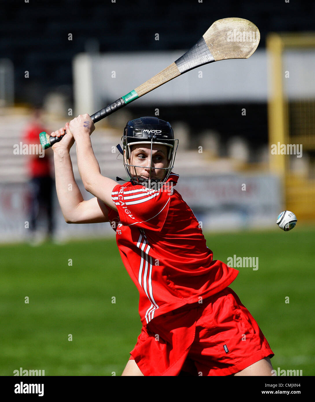 18 Aug 2012 Nowlan Park Kilkenny, Irlande : Dublin Galway Irlande Vs toutes les demi-finales du Championnat senior Camogie 2012 Banque D'Images