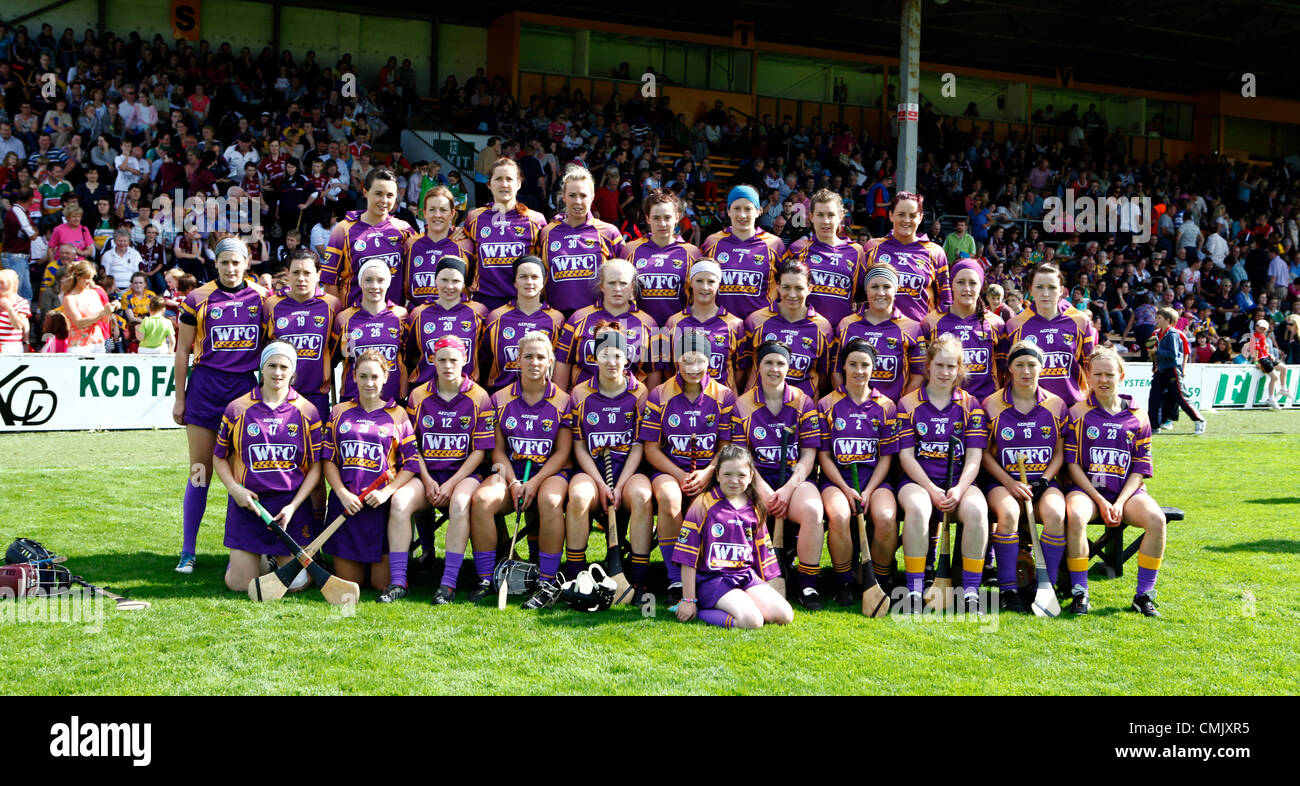 18 Aug 2012 Nowlan Park Kilkenny, Irlande : Wexford contre Offaly Irlande toutes les demi-finales du Championnat senior Camogie 2012 Banque D'Images