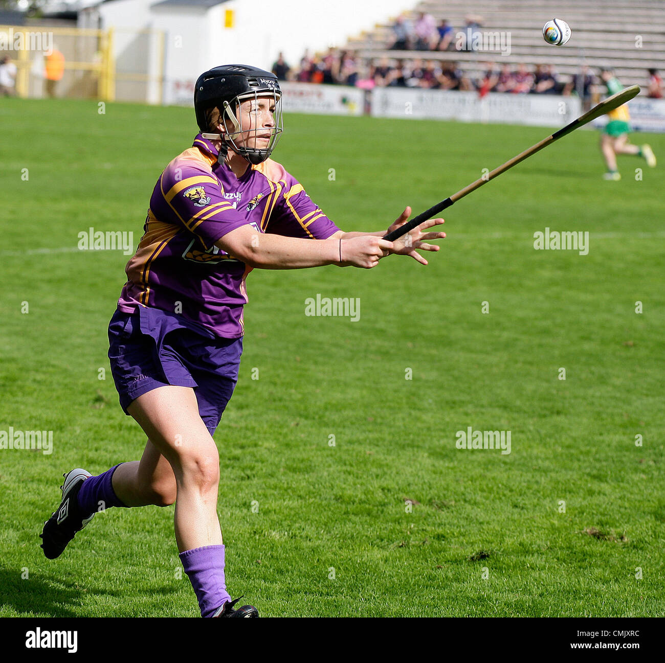 18 Aug 2012 Nowlan Park Kilkenny, Irlande : Wexford contre Offaly Irlande toutes les demi-finales du Championnat senior Camogie 2012 Banque D'Images