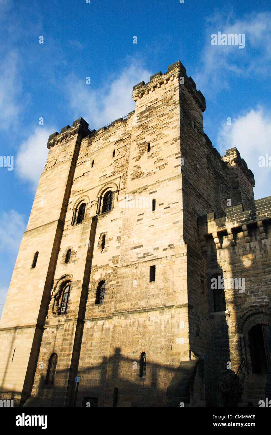 Le Donjon, Newcastle-upon-Tyne, Tyne et Wear, Angleterre, Royaume-Uni, Europe Banque D'Images