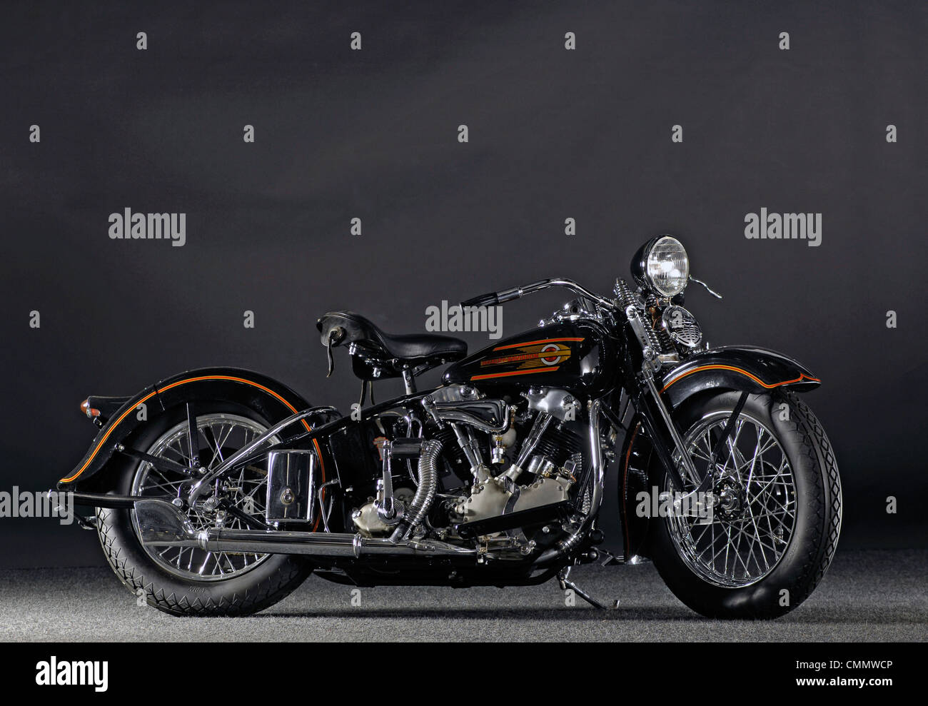 Classic harley davidson motorcycle Banque de photographies et d’images ...