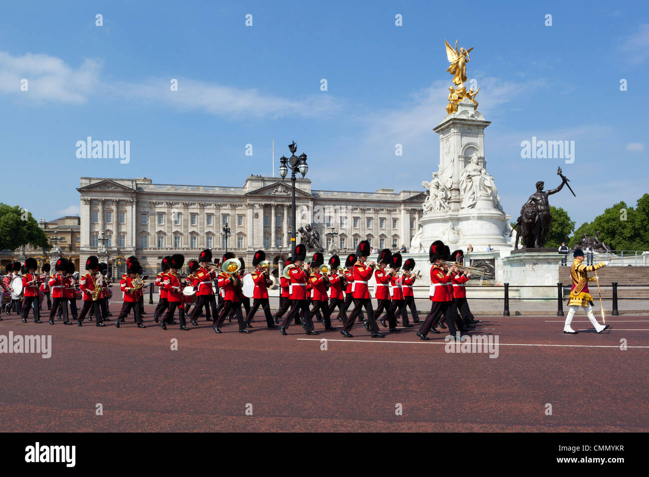 Musique de la Coldstream Guards, Londres, Angleterre, Royaume-Uni, Europe Banque D'Images