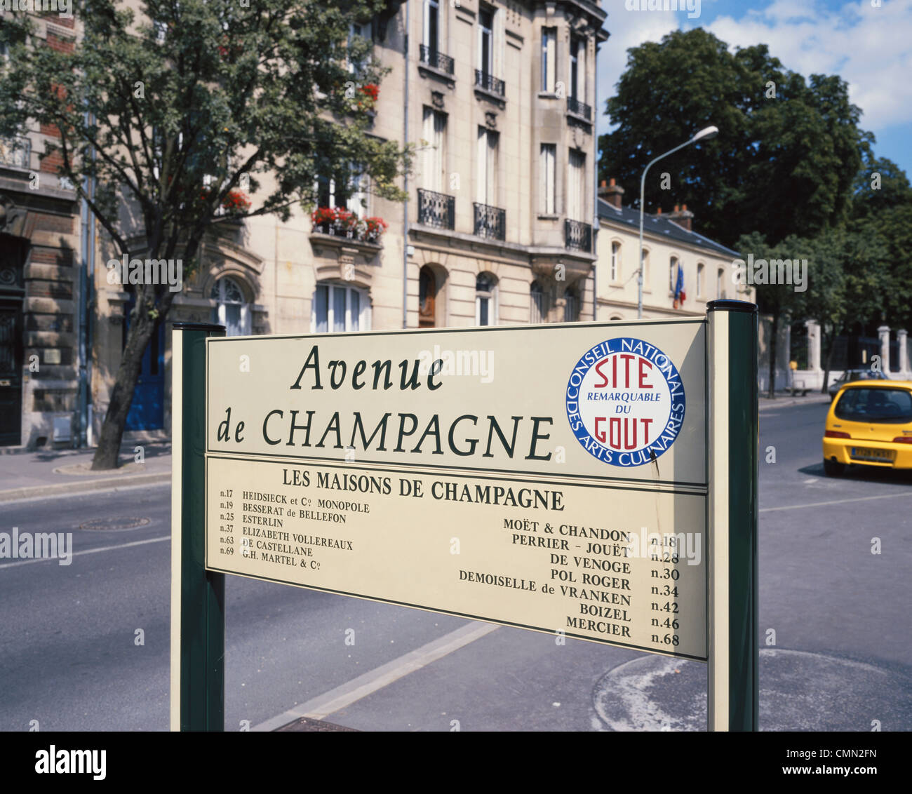 Avenue de Champagne in Epernay, France Stock Photo - Alamy