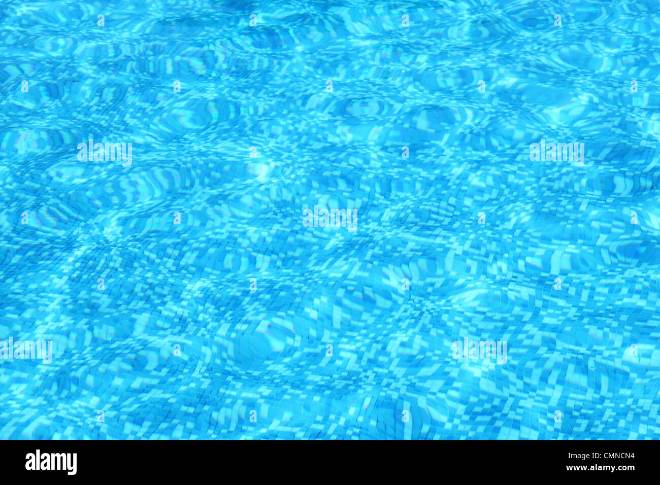 Aqua Blue water background in swimming pool Banque D'Images