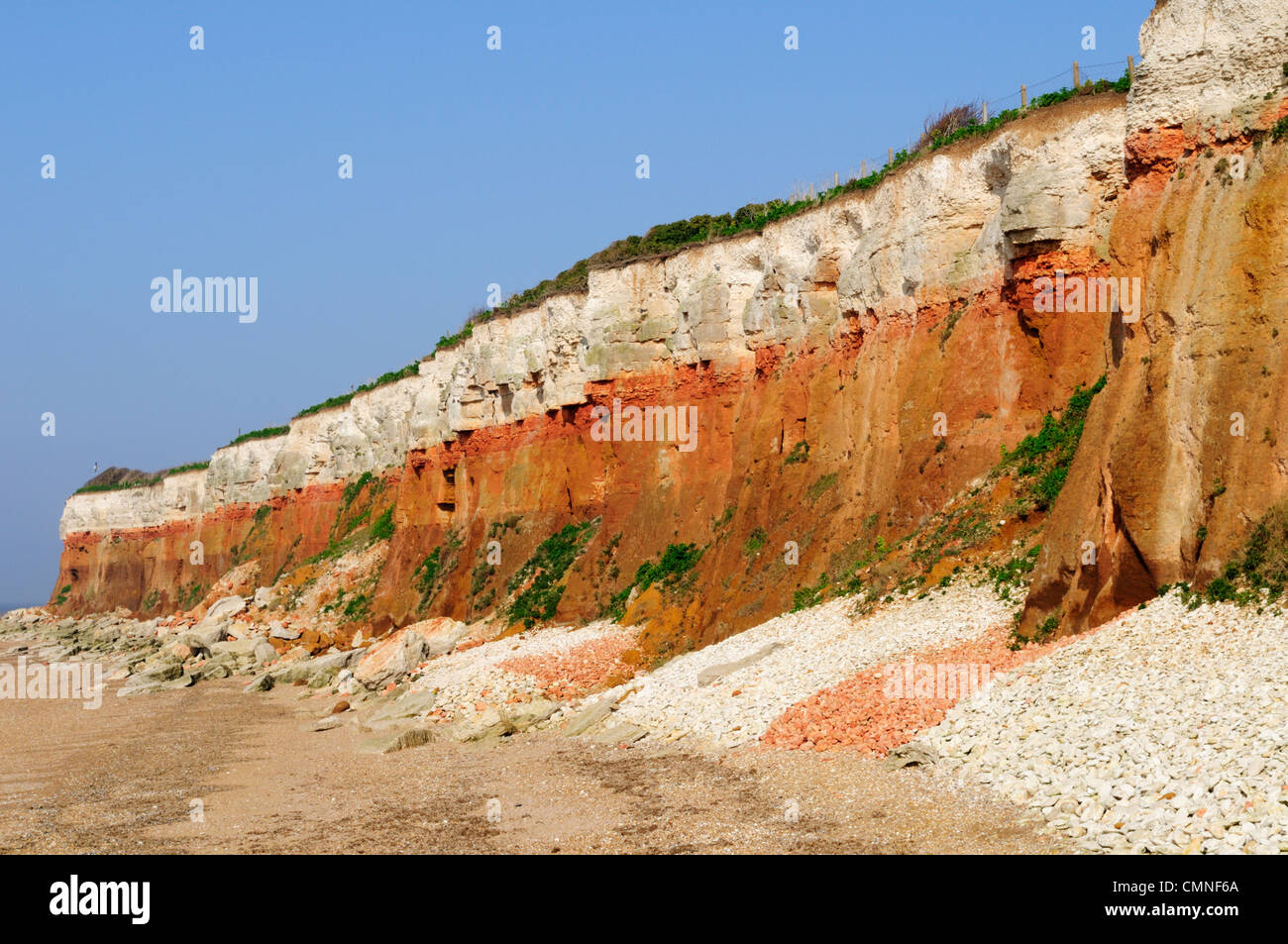 Hunstanton Cliffs, Norfolk, England, UK Banque D'Images