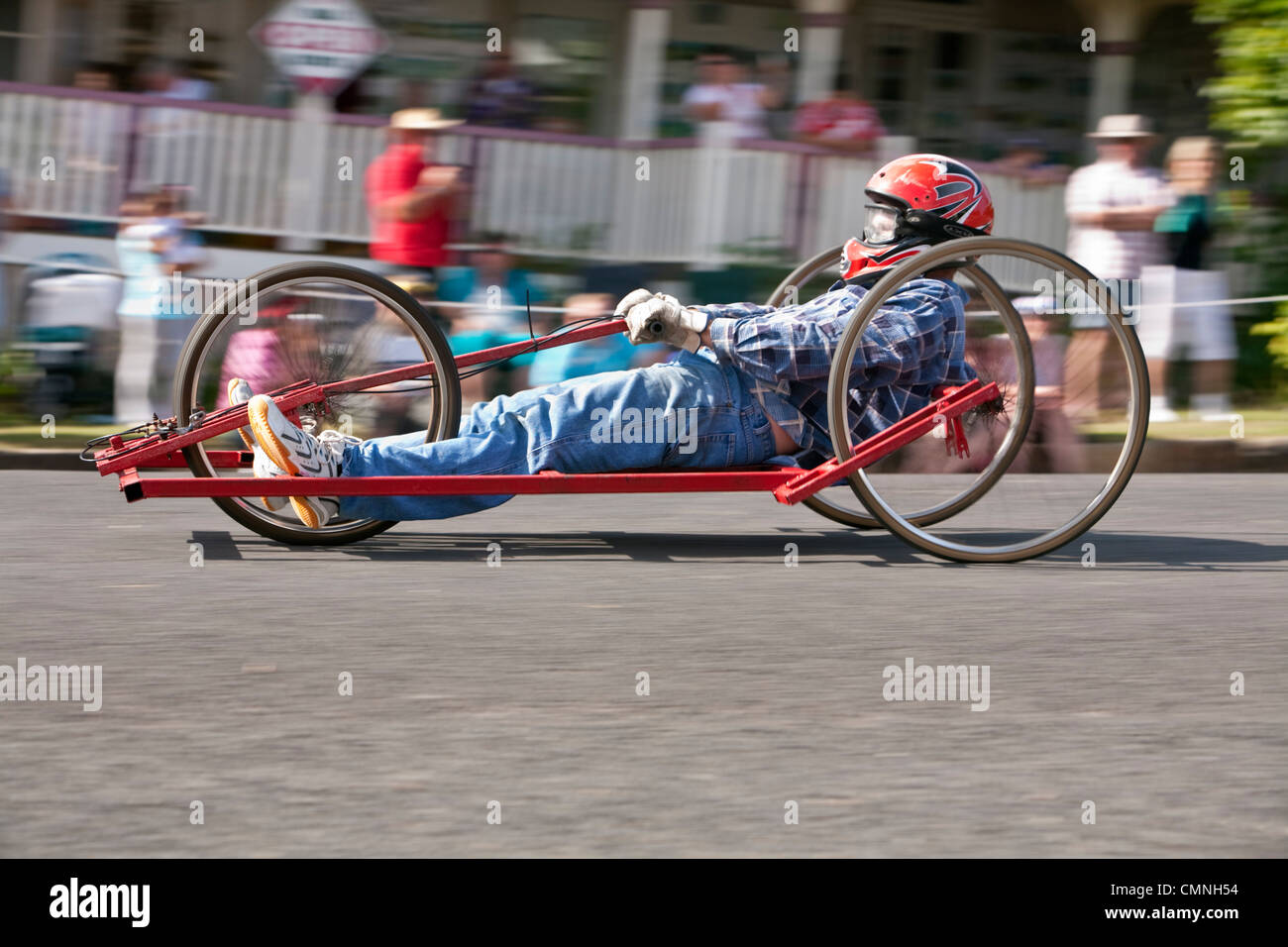 Billy-cart racing pendant le Festival annuel de découverte de Cooktown (juin). Cooktown, Queensland, Australie Banque D'Images