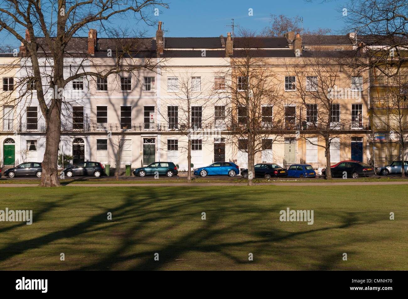 Montpellier jardins et bâtiments de style Régence à Cheltenham, Gloucestershire, Royaume-Uni Banque D'Images