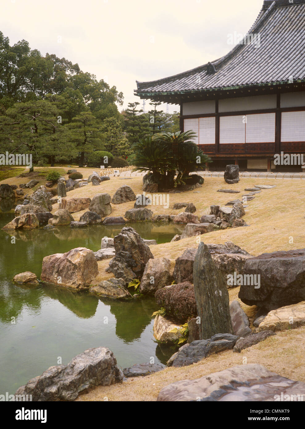 Le château de Nijo Kyoto Japon Palace Gardens Banque D'Images