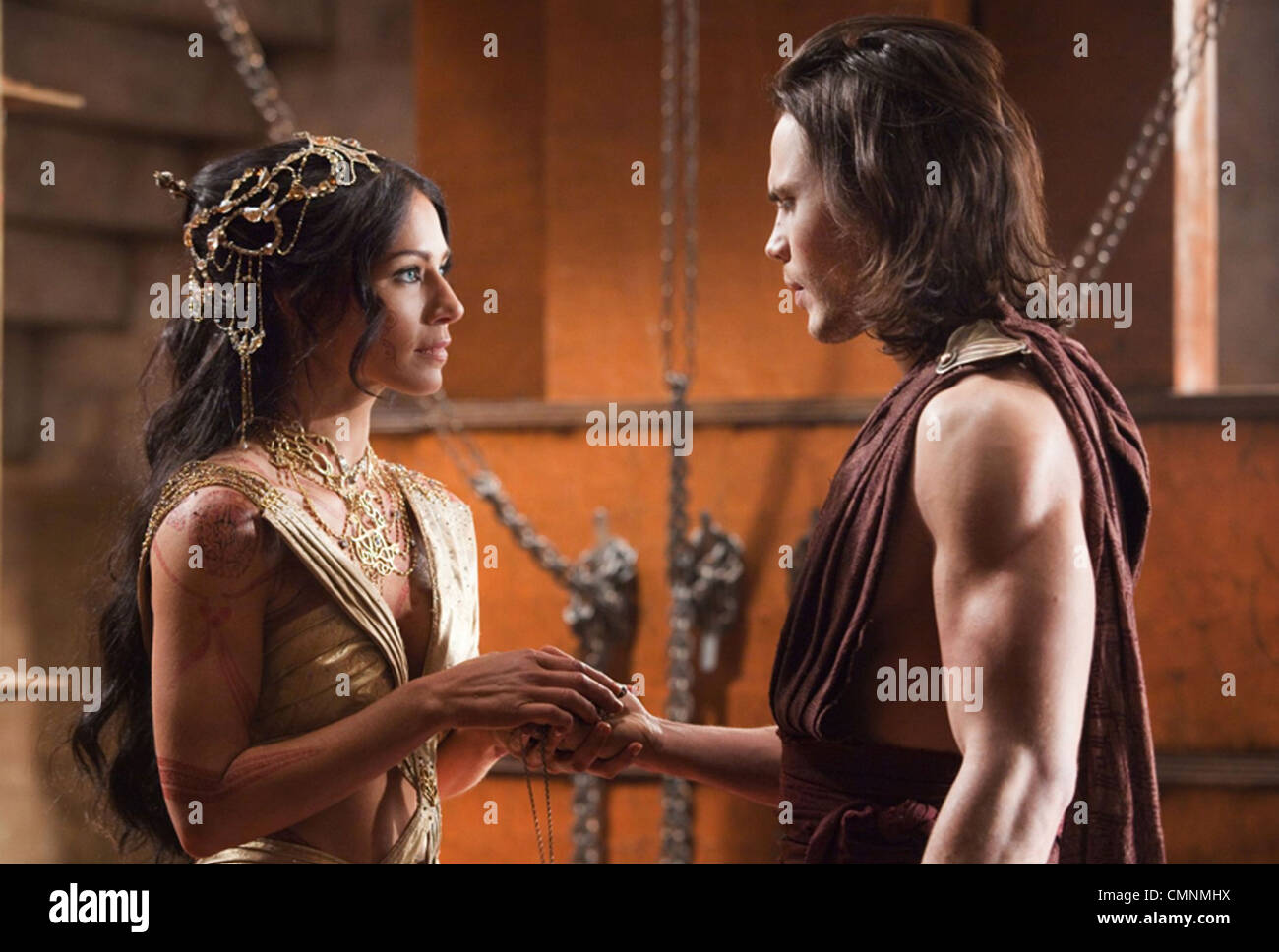 JOHN CARTER 2011 film de Disney avec Taylor kitsch et Lynn Collins Banque D'Images