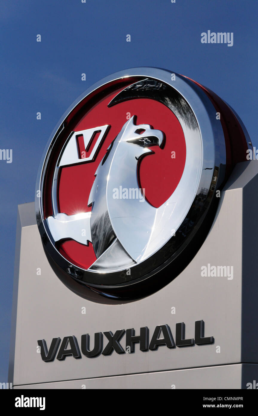 Vauxhall votre signe, Cambridge, England, UK Banque D'Images
