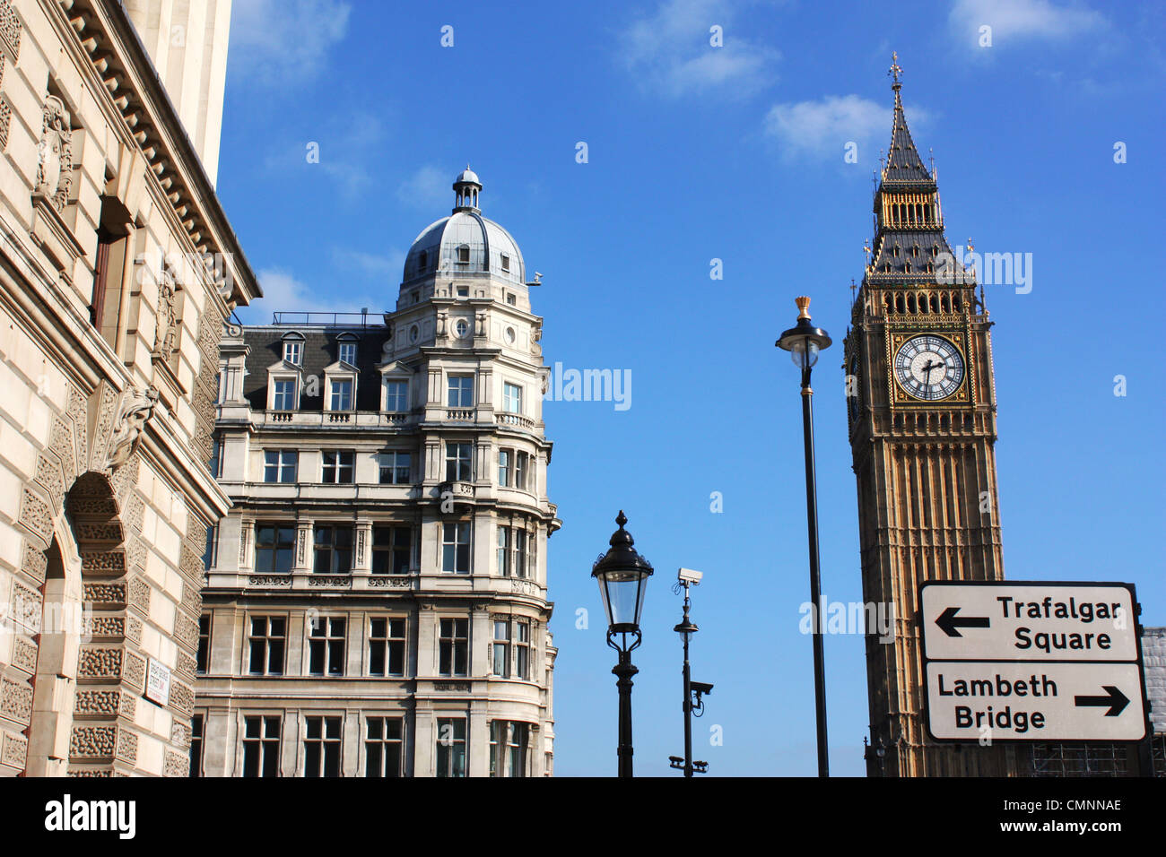 Big Ben Clock Tower à Londres, Royaume-Uni Banque D'Images