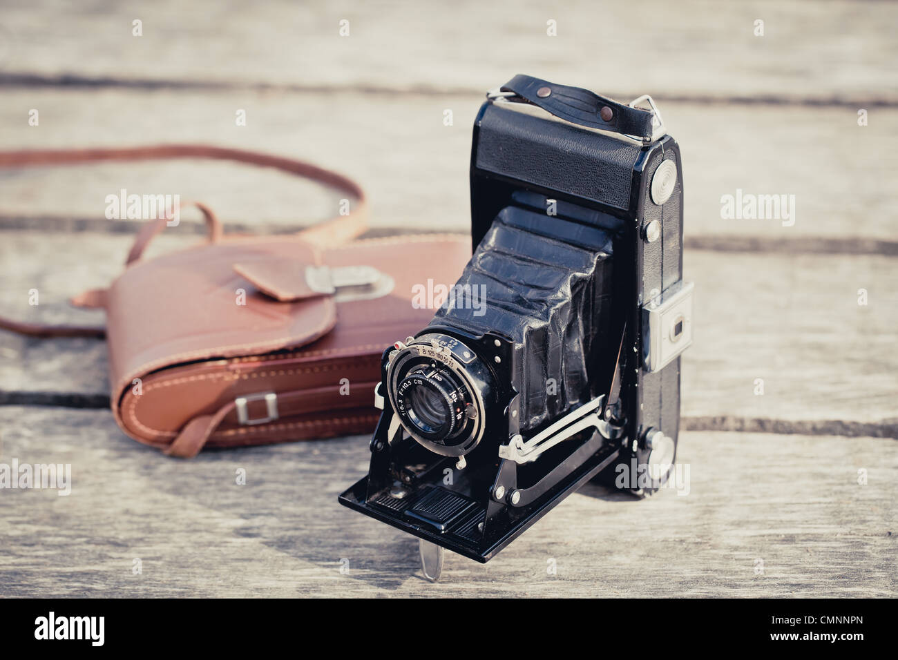 Beau vieux vintage folding Banque D'Images