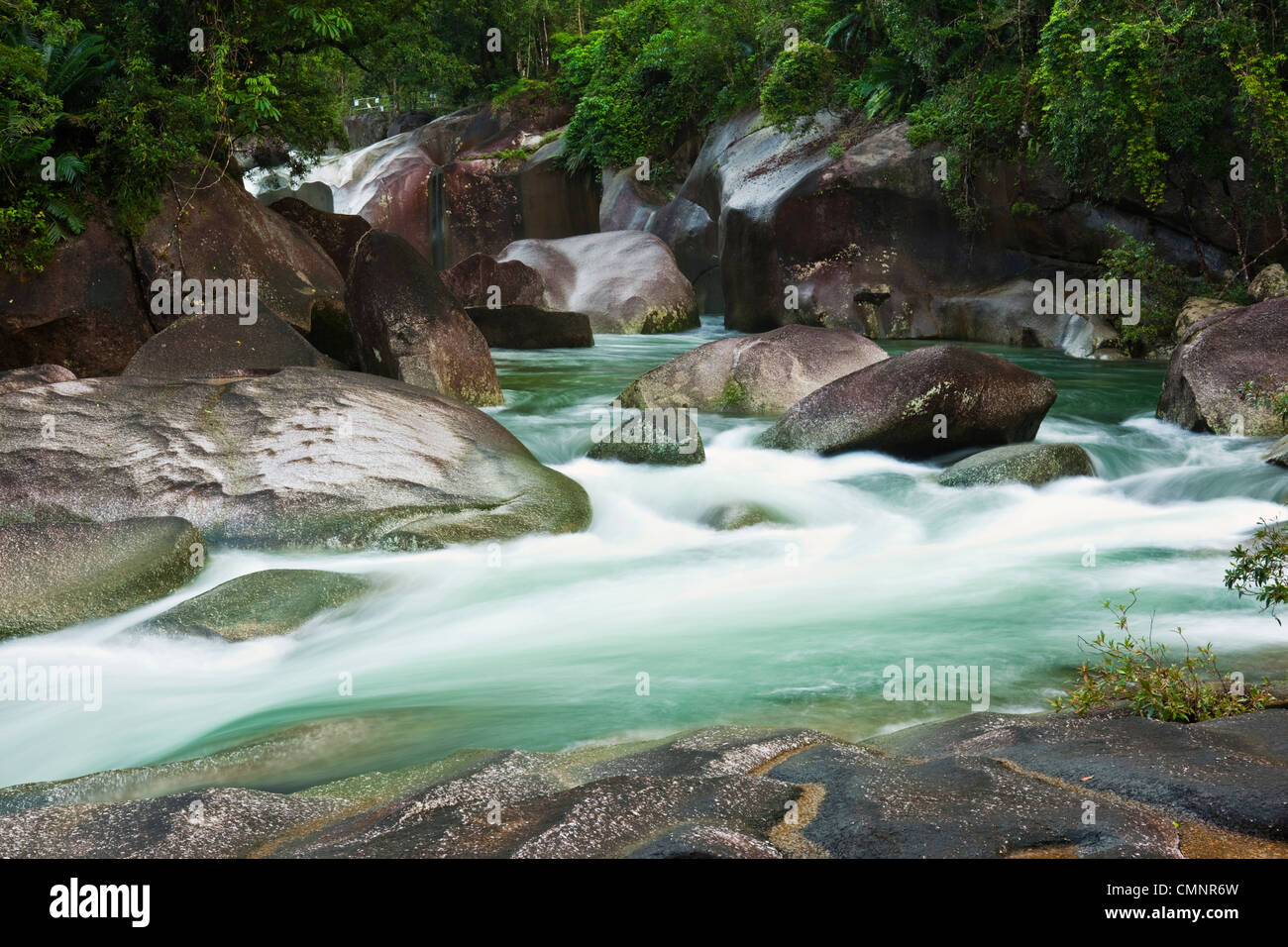Devil's Pool à Babinda Boulders. Babinda, Queensland, Australie Banque D'Images