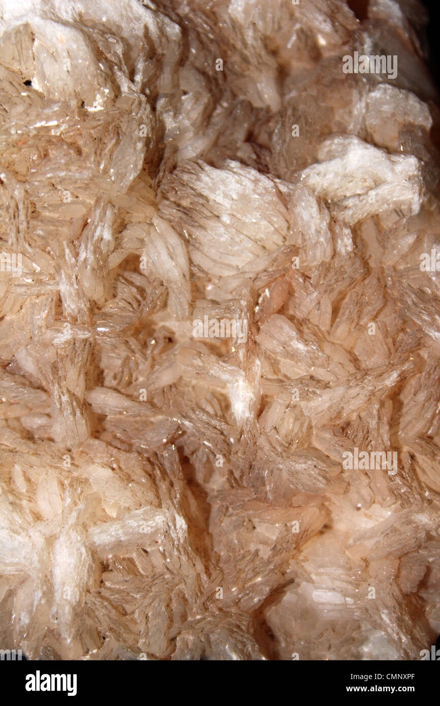 Cristaux minéraux Banque D'Images