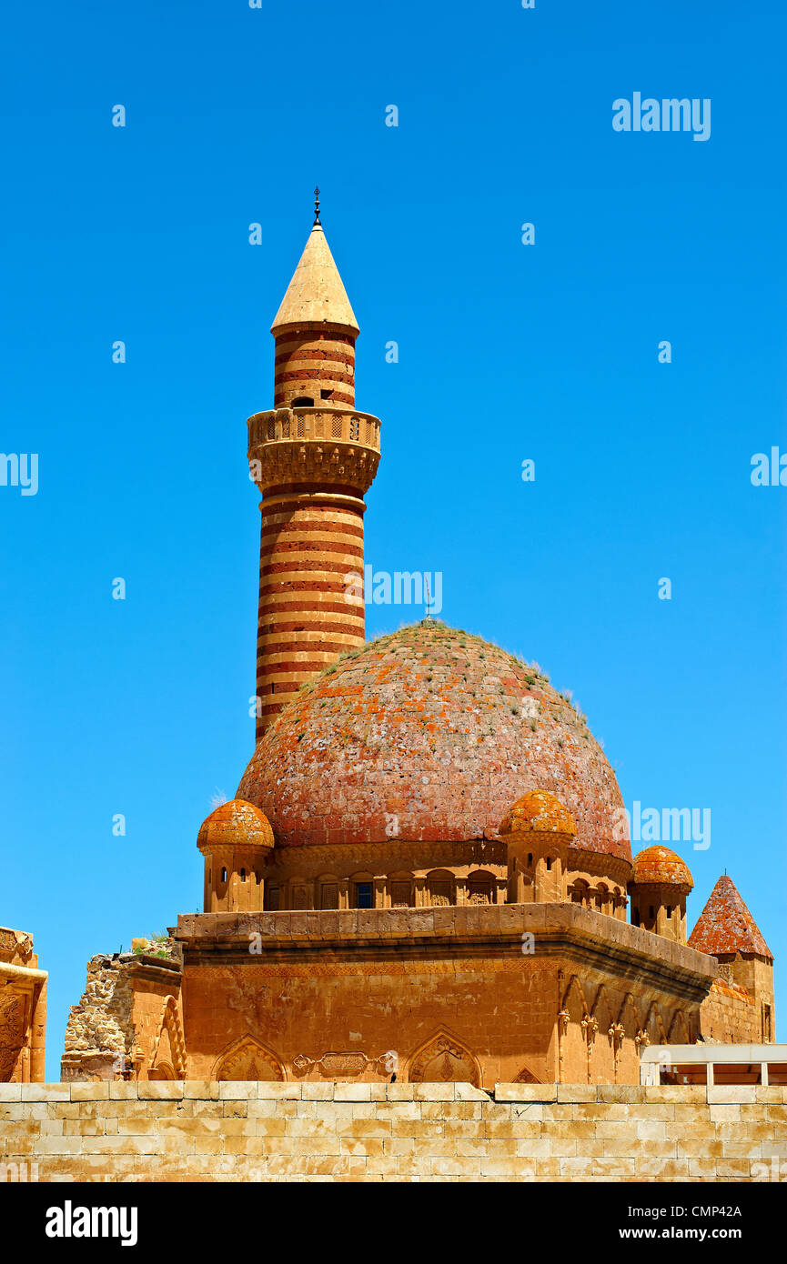 Ishak Pasha Palace (İshak Paşa Sarayı). Doğubeyazıt district de Ağrı province de l'est de la Turquie. Banque D'Images