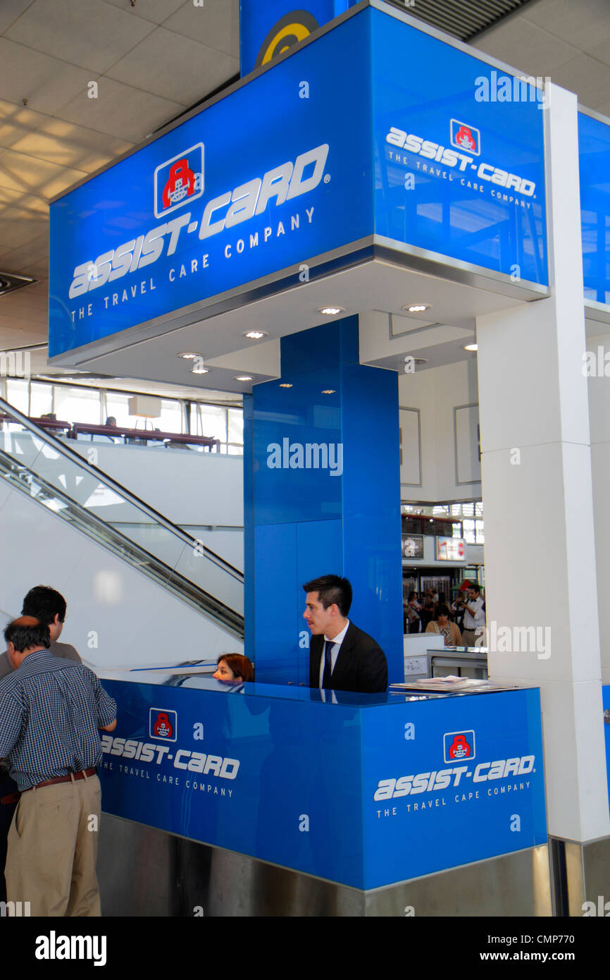 Santiago Chili, Comodoro Arturo Merino Benítez Aéroport International, SCL, terminal passagers, hispanique hispanique Latins Latino Latinos, espagnol Spea Banque D'Images