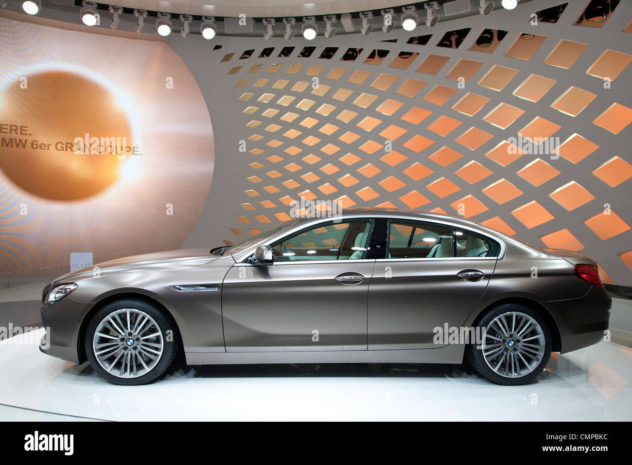 6er BMW Gran coupé au Salon de Genève 2012 Banque D'Images