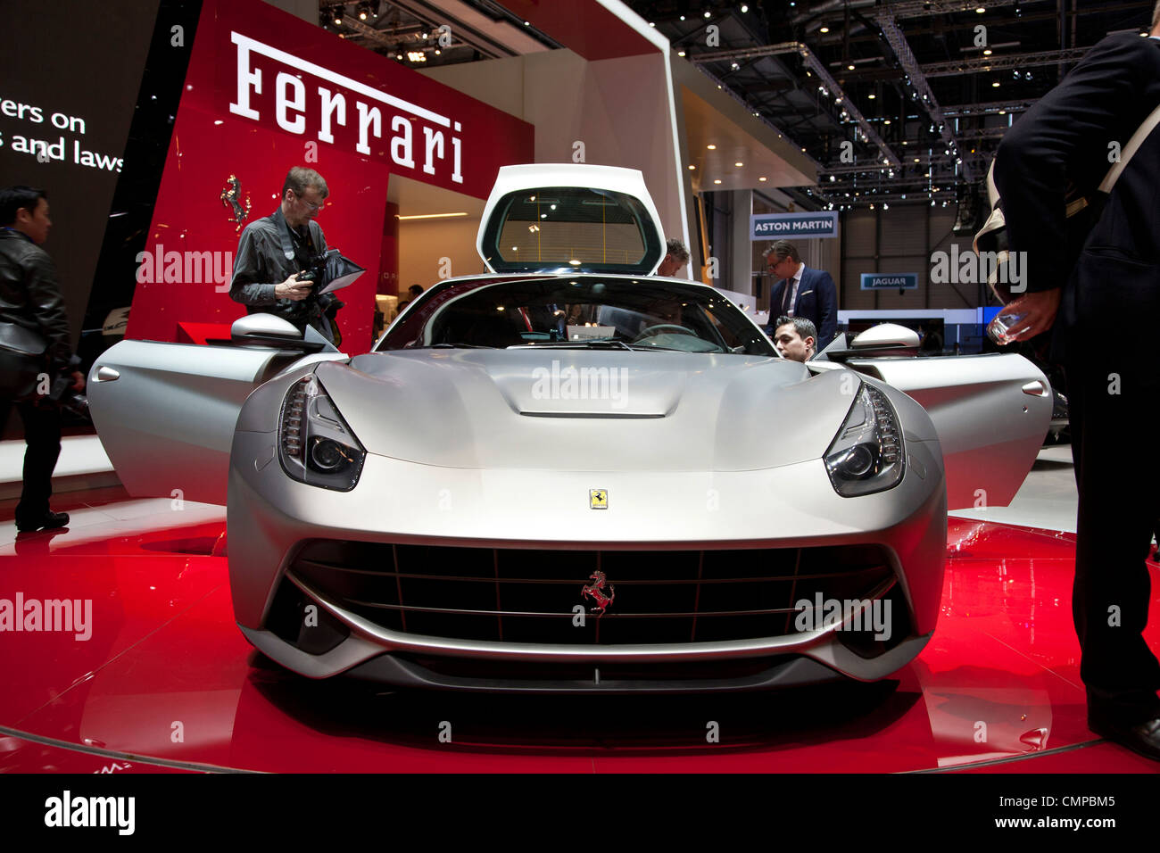 Ferrari F12 Berlinetta au Salon de Genève 2012 Banque D'Images