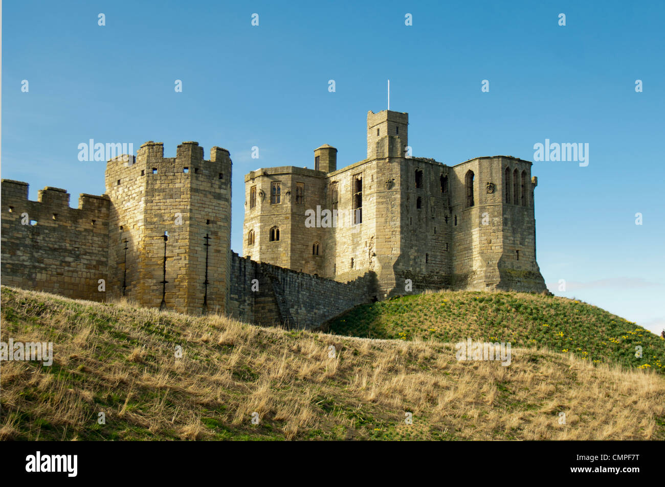 Château de Warkworth Banque D'Images