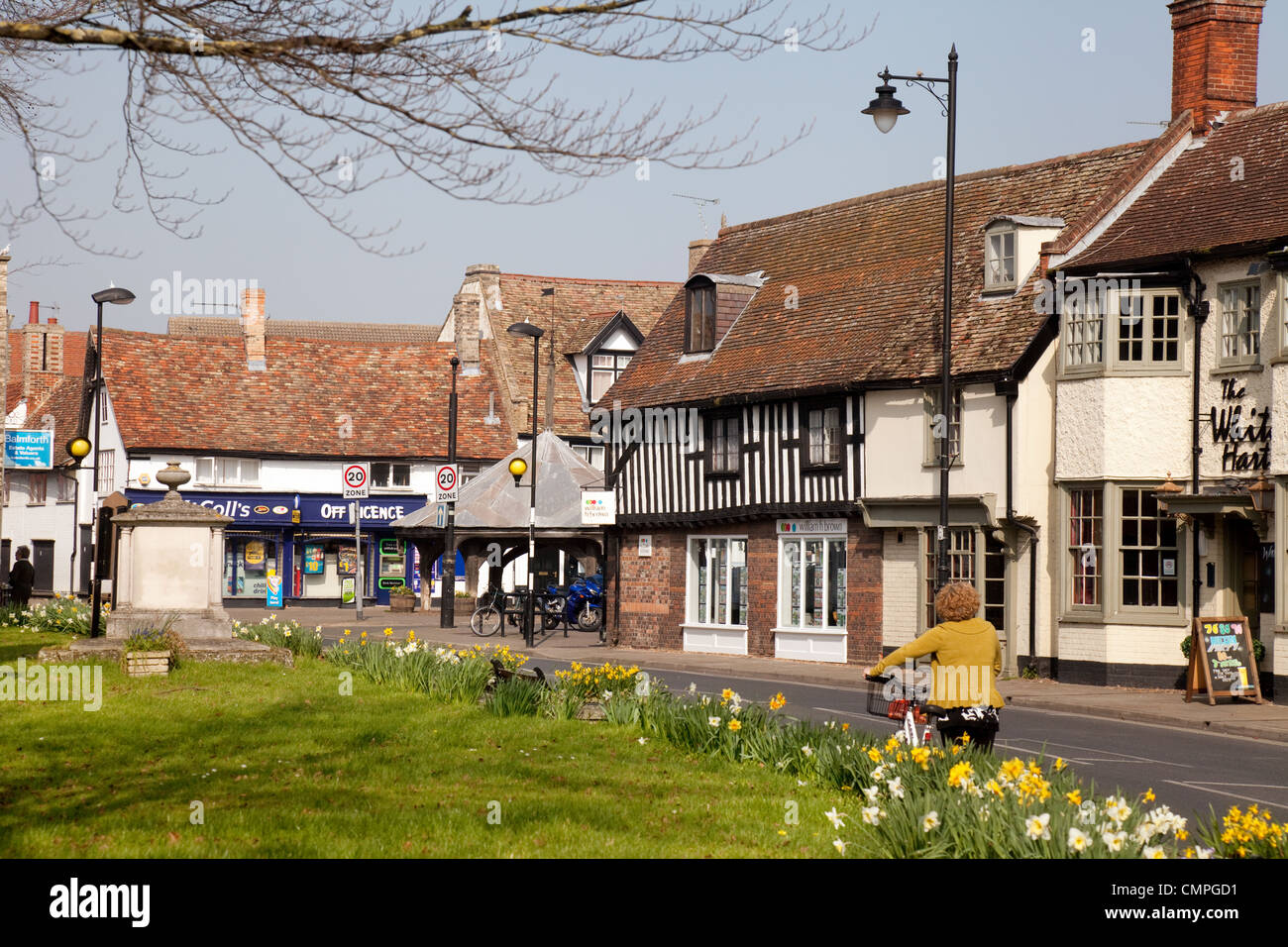 Suffolk_town Banque d'image et photos Alamy
