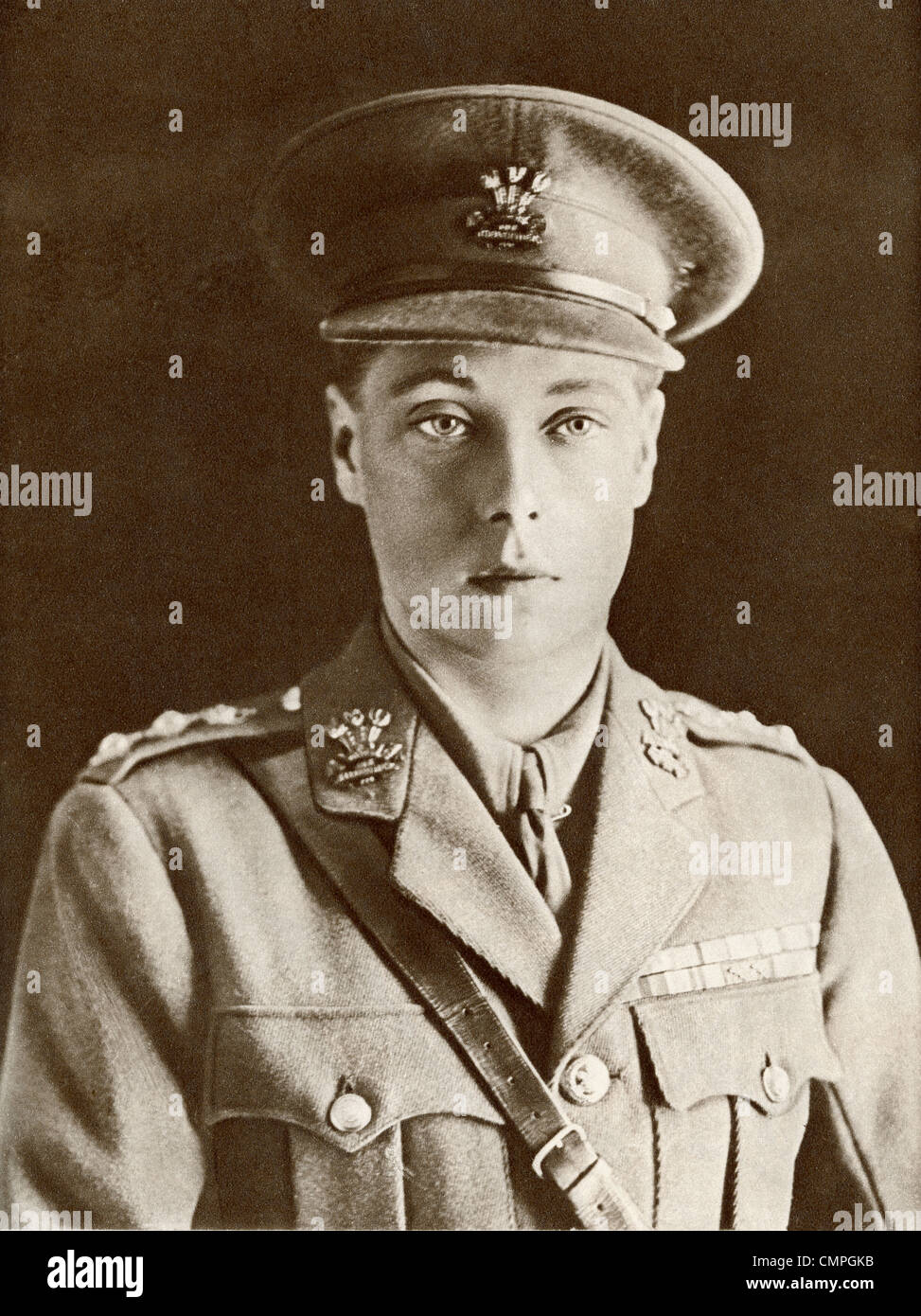 Le Prince de Galles, futur Édouard VIII, vu ici en 1915. Banque D'Images