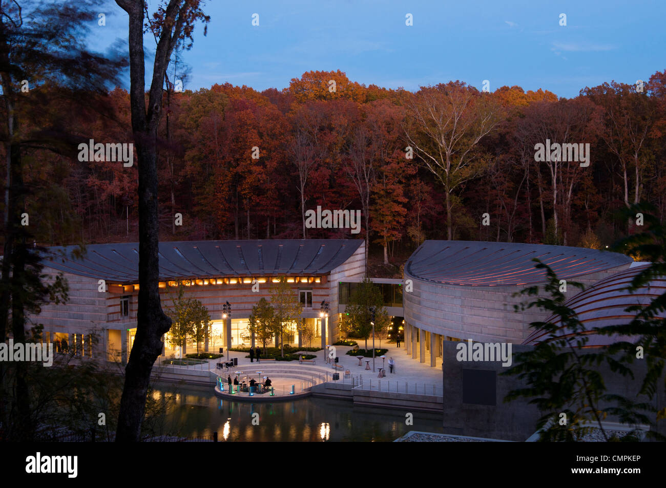 Crystal Bridges Museum of American Art, Bentonville, Arkansas Banque D'Images