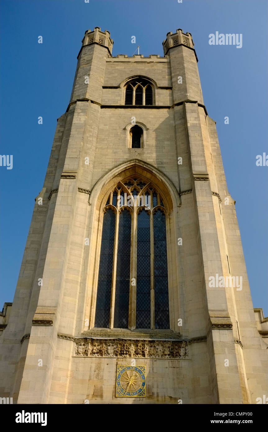 Clocher de l'église à Cambridge Banque D'Images