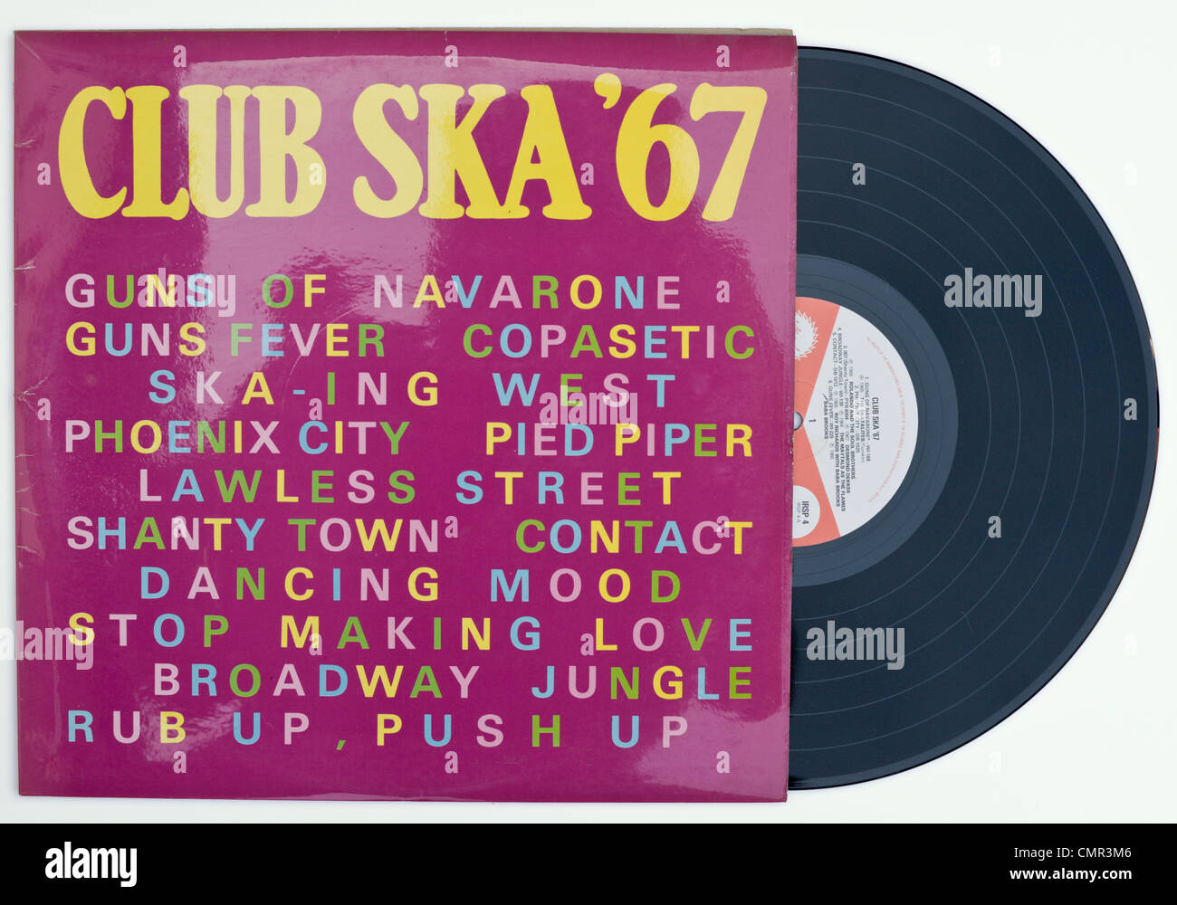 SKA CLUB '67 compilation ska / reggae vinyl album publié sur le label Island Banque D'Images