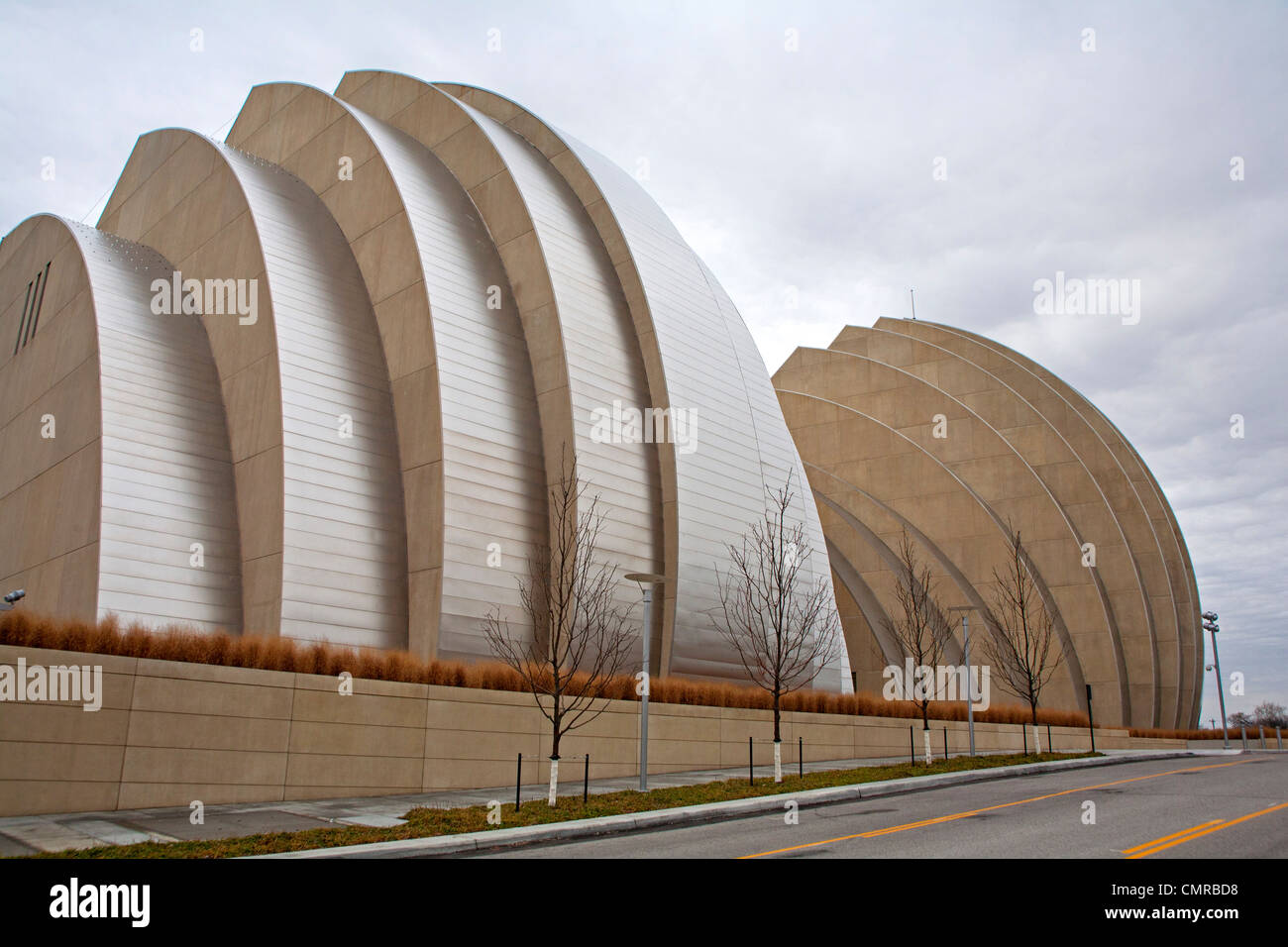 Kauffman Center for the Performing Arts à Kansas City, MO Banque D'Images