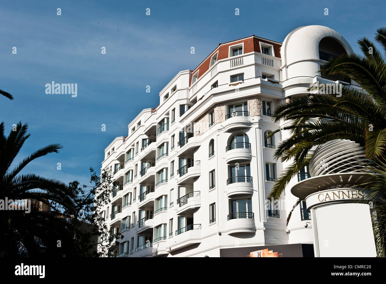 Un hôtel à Nice, France. Banque D'Images