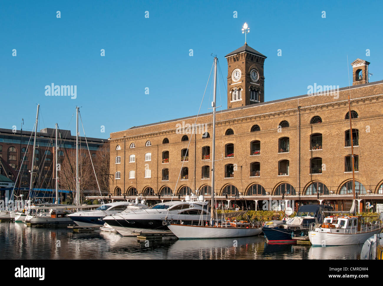 St Katharine Docks, London, England, UK Banque D'Images